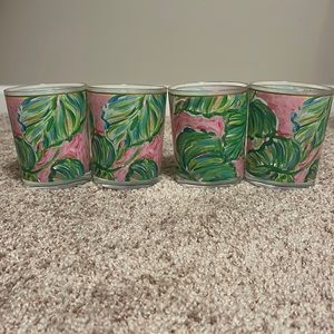 Lily Pulitzer drinking glasses
